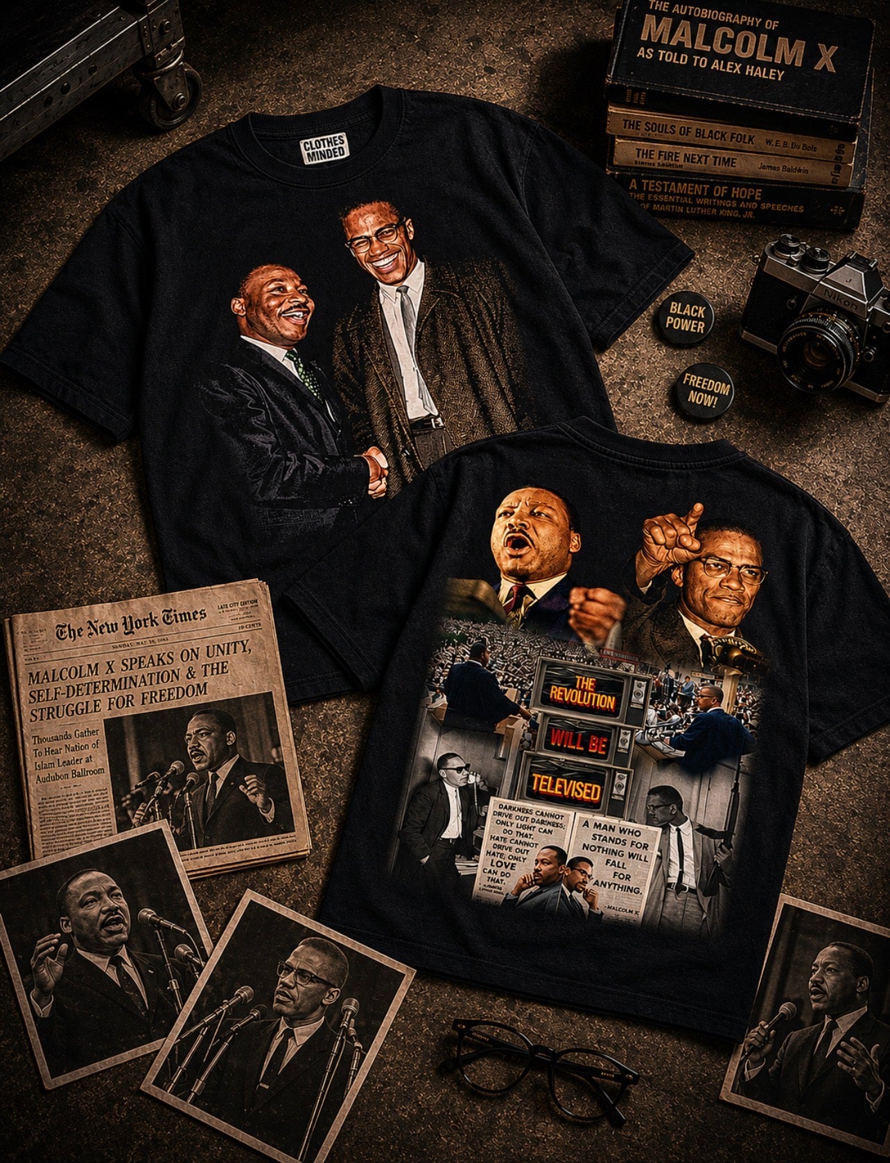 Martin & Malcolm T-Shirt
