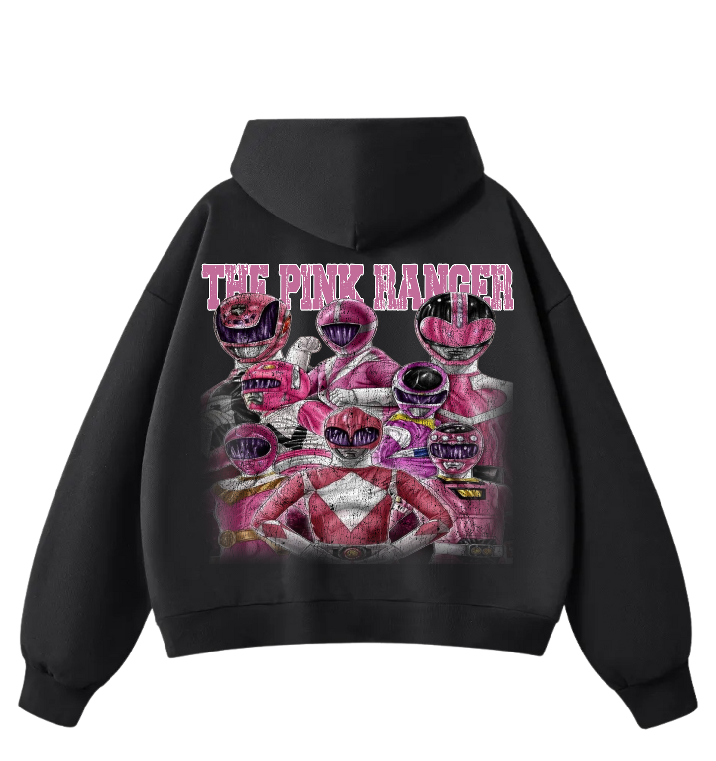Pink Ranger oversized Hoodie